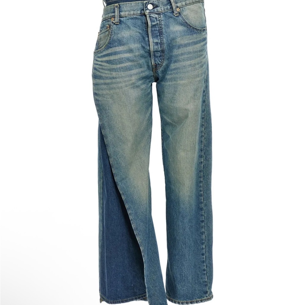 Junya Watanabe x LEVI Two-Tone Blue Denim Jeans NWT